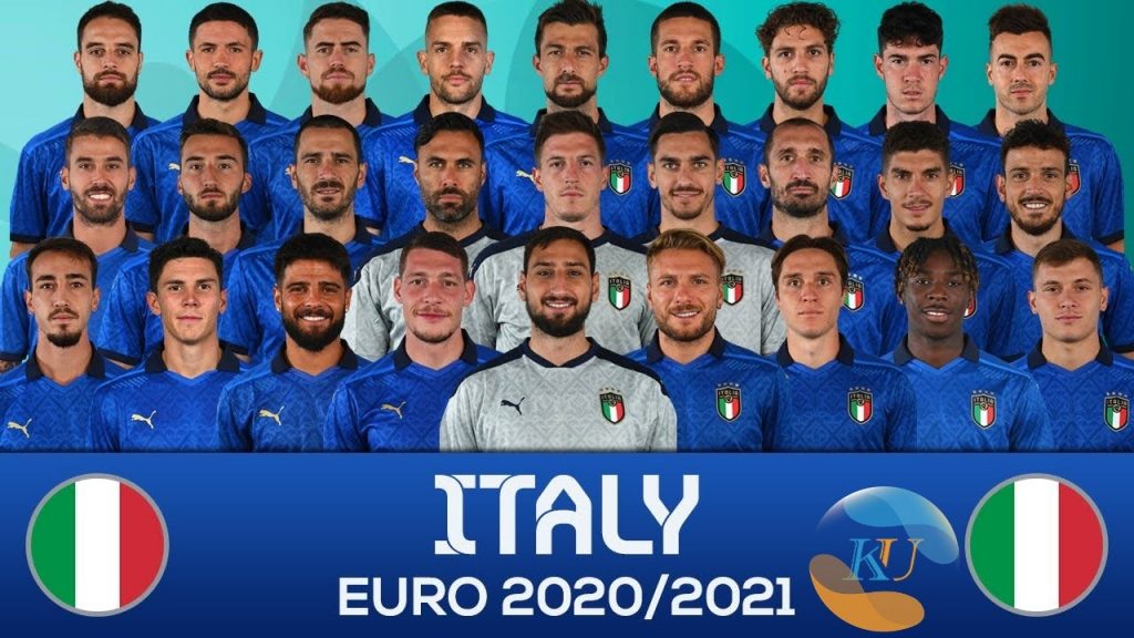 Đội tuyển Ý trước trận chung kết EURO 2020