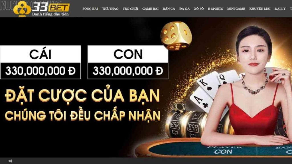 Bảng xếp hạng nhà cái - 5. Nhà cái 33BET