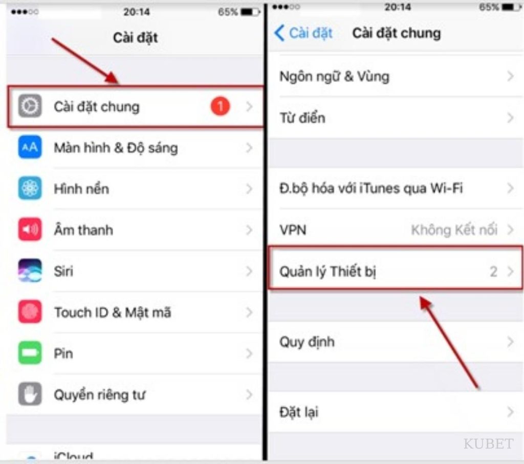 Hướng dẫn cách tải Kubet trên Iphone