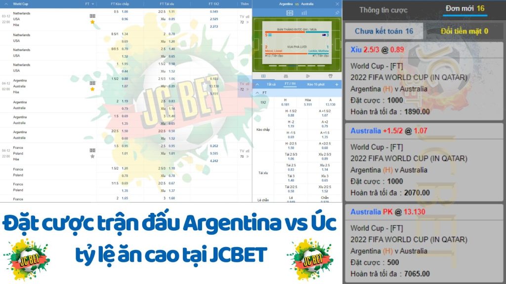 Argentina vs Úc